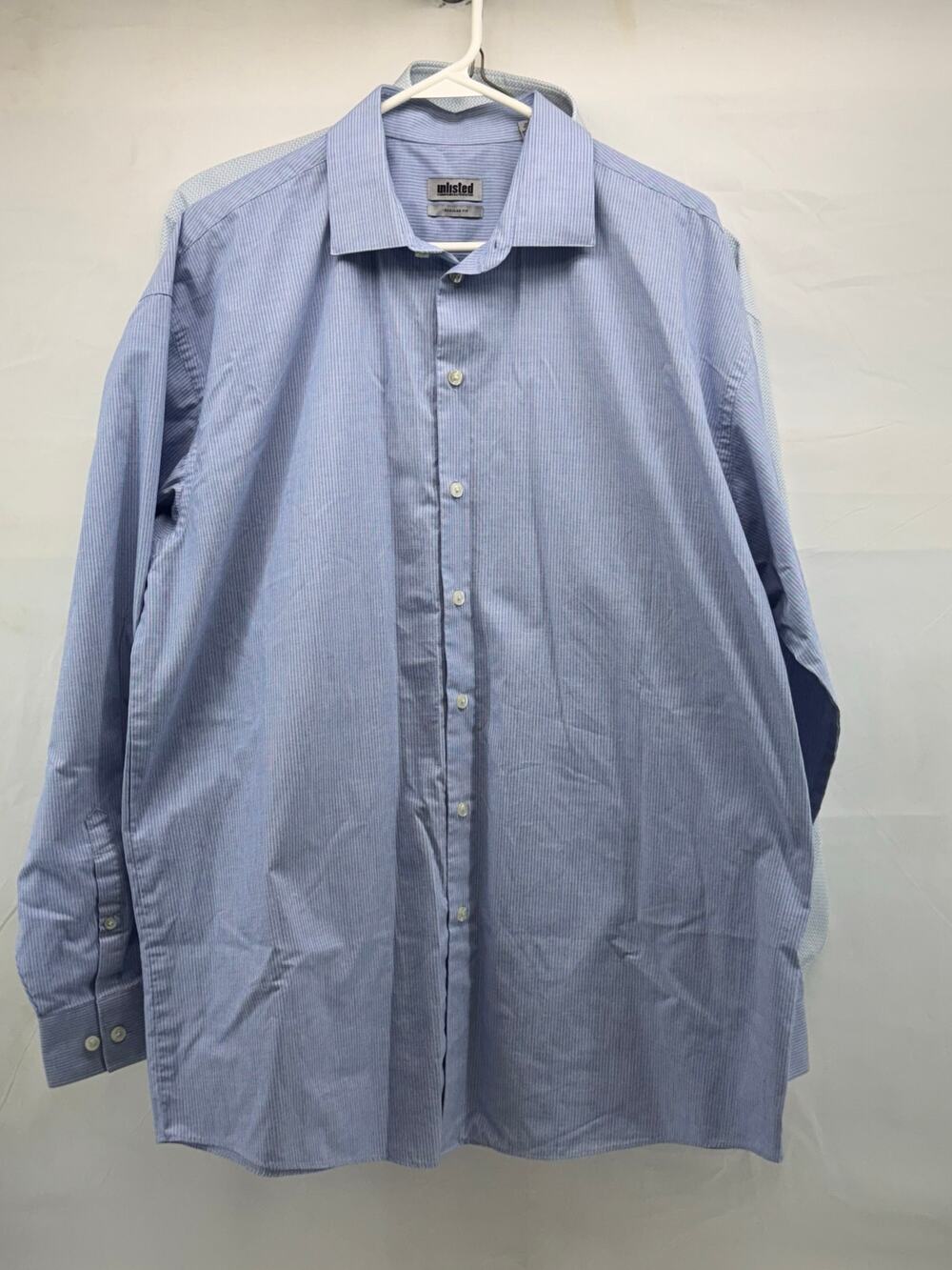 Unlisted by Kenneth Cole blue white pinstripe L